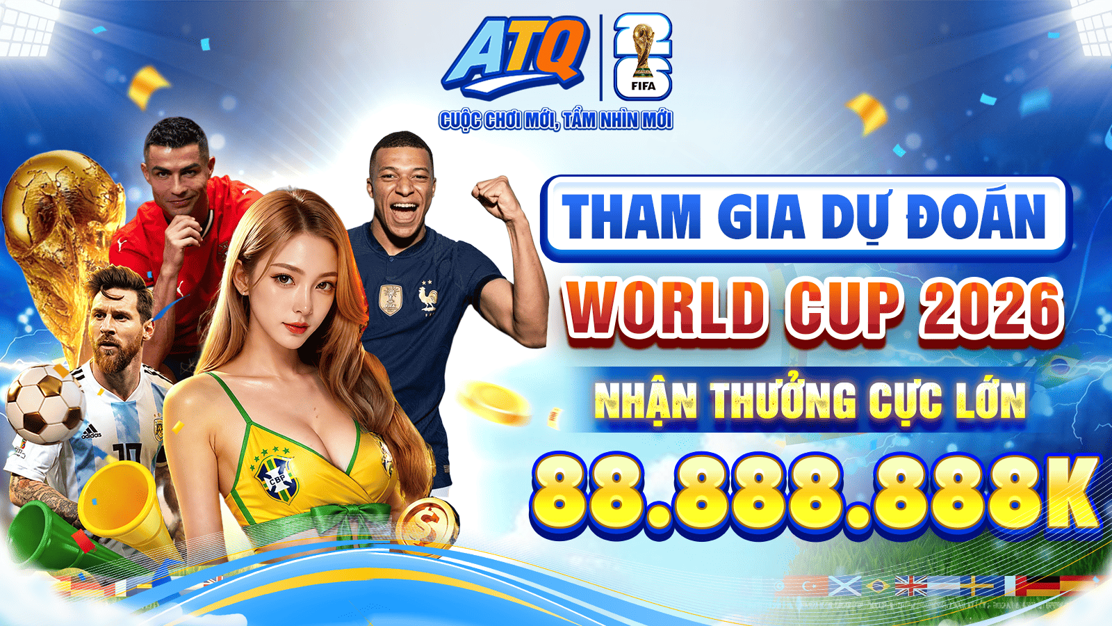 THAM GIA DỰ ĐOÁN WORLD CUP 2026, NHẬN THƯỞNG CỰC LỚN
